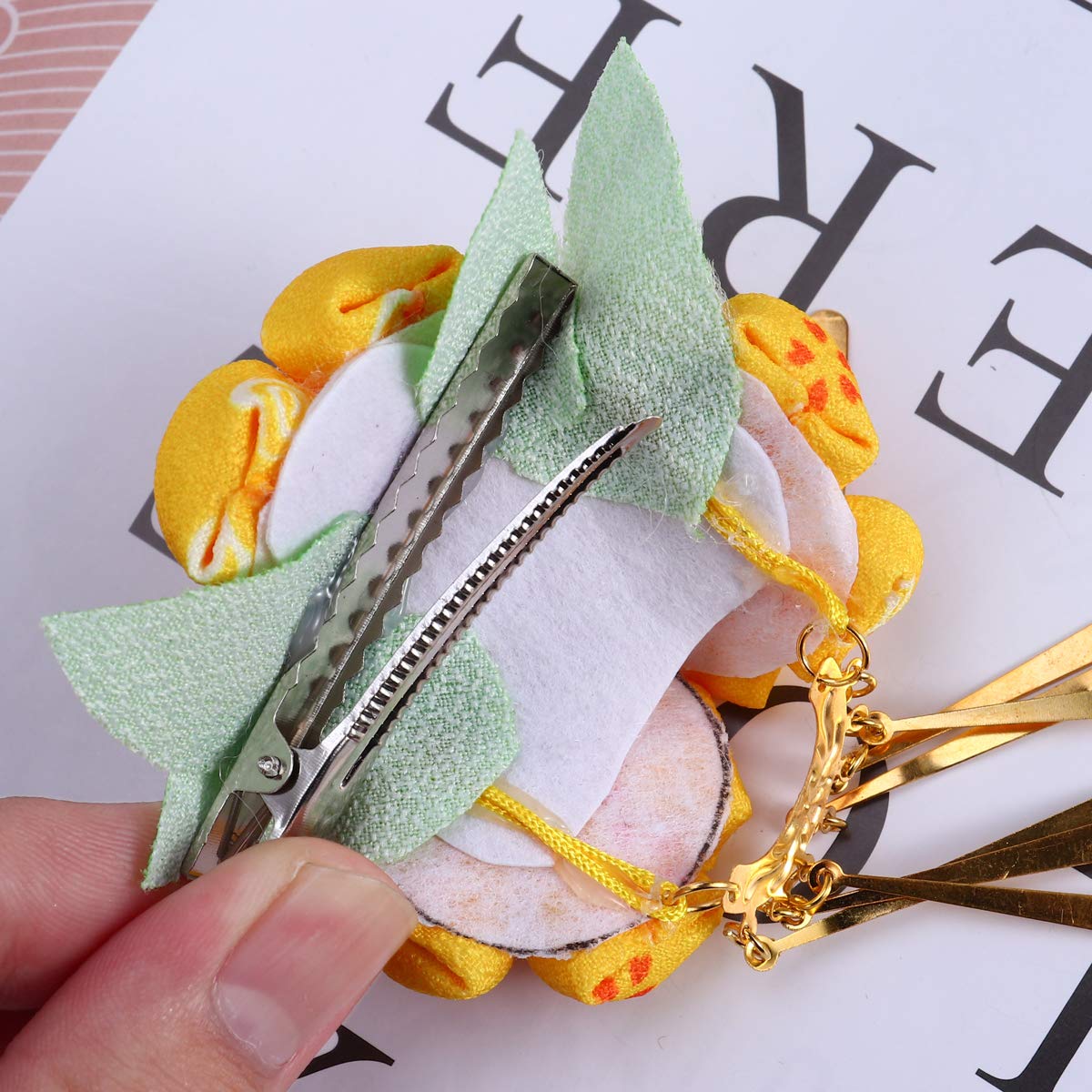 Amazon.com : Amosfun Japanese Hairpin Kimono Hair Clip Kanzashi