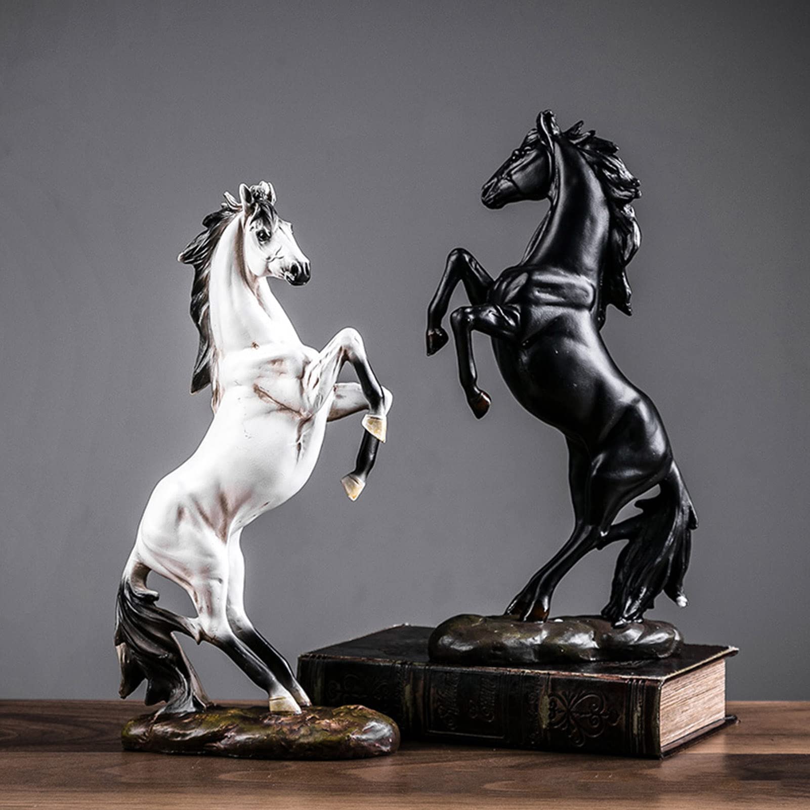 Amazon.co.jp: Standing Horse Statue Horse Decor, Horse Statue 