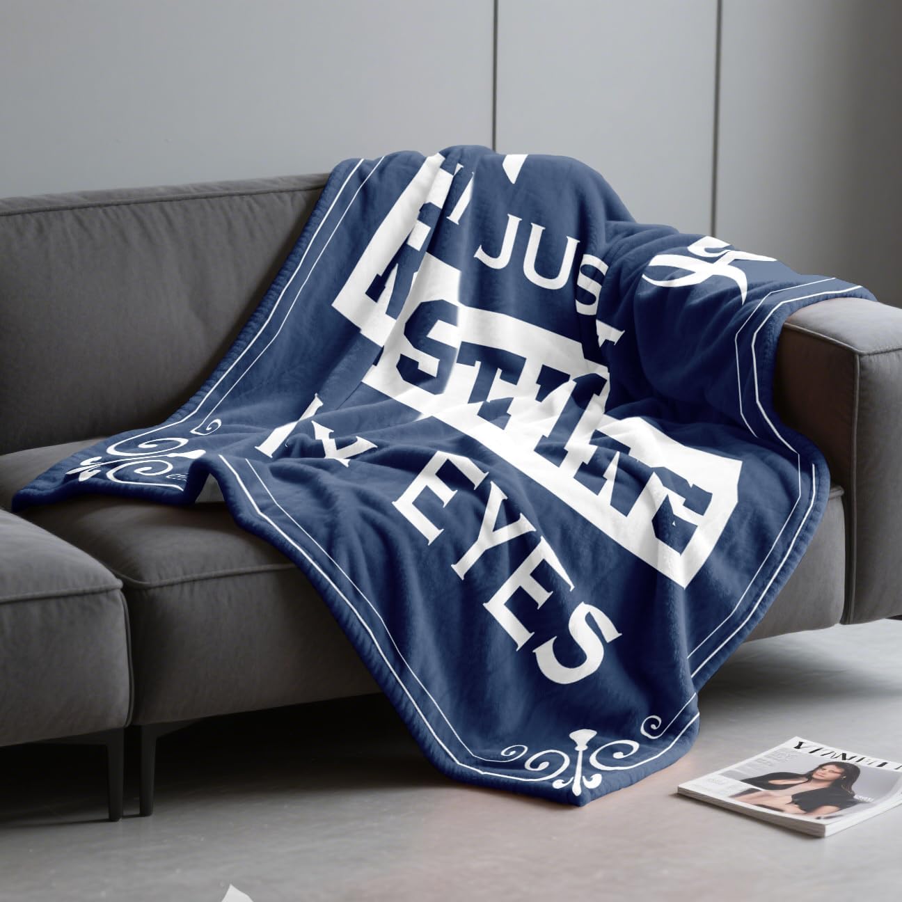 kituzol Birthday Gifts for Men, Funny Gifts for Dad, Father's Day Dad Gifts, Retirement Present for Grandpa, Husband Blanket, I'm Not Sleeping, I'm Just Resting My Eyes, Soft Nap Blanket (50" x 60") - Image 7