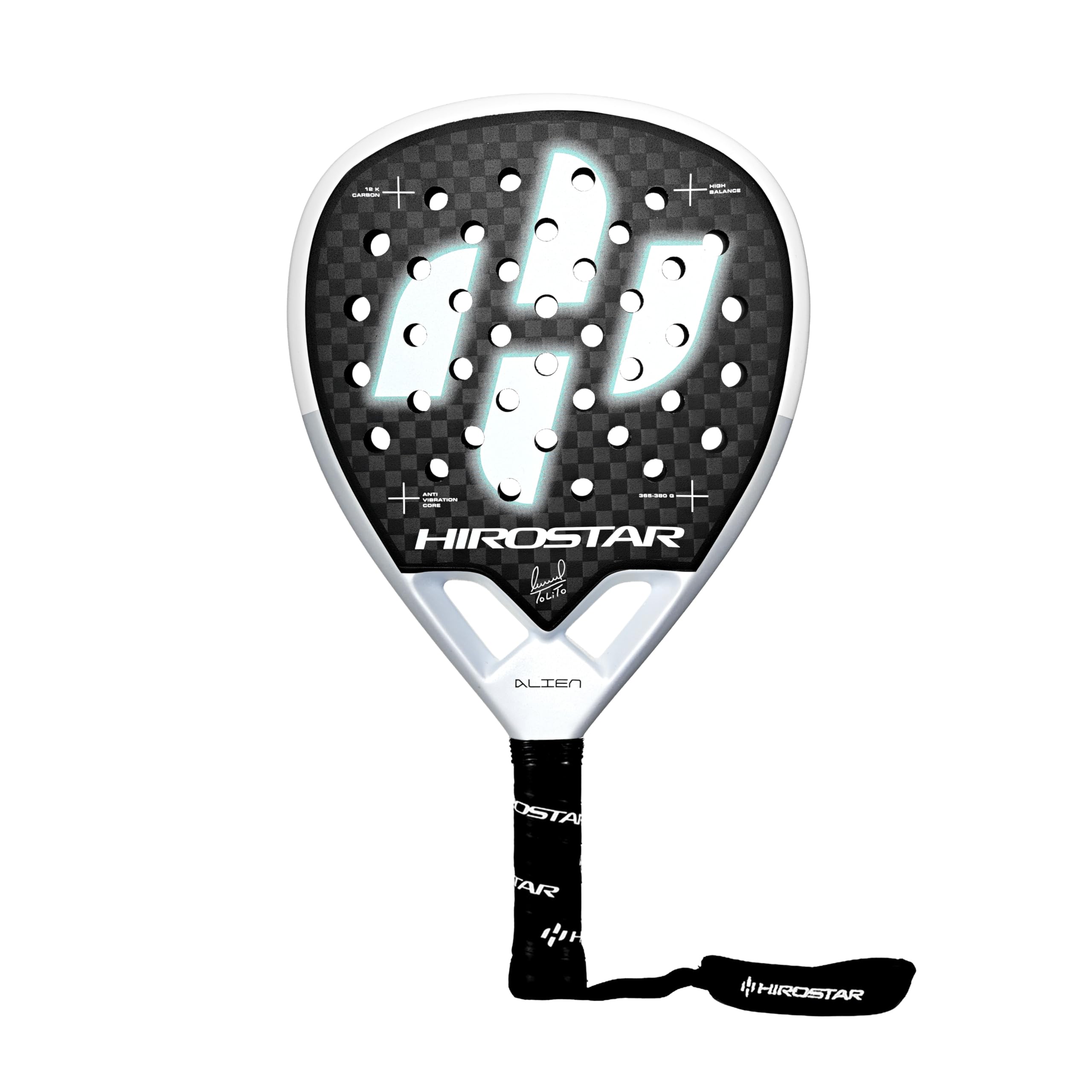 Racchetta Padel Alien 2025 | Racchetta da Padel Con Forma a Diamante, 100% Carbonio 12K, Bilanciamento Medio/Alto, Peso 365g - 380g