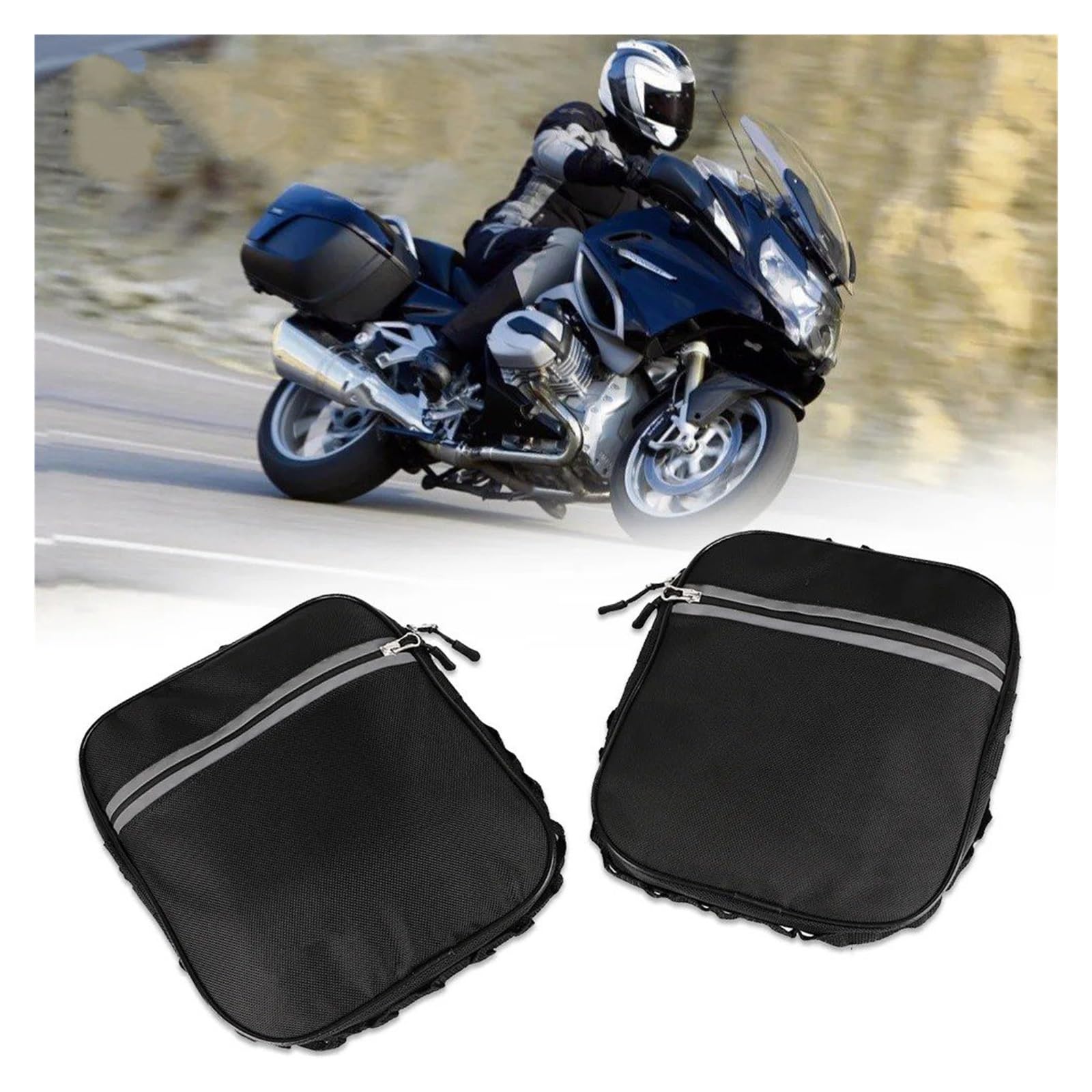 Motorradtasche Für R1200 RT Für K1600GT Motorradtasche Antikollisionsrahmentasche Hinterer Kofferraumrahmentasche wasserdichte Tasche Werkzeugtasche