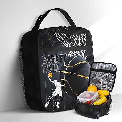 Miniatura 9 de Lonchera con aislamiento térmico para videojuegos, para niños, reutilizable, portátil, con control de videojuegos, para niños, adolescentes,