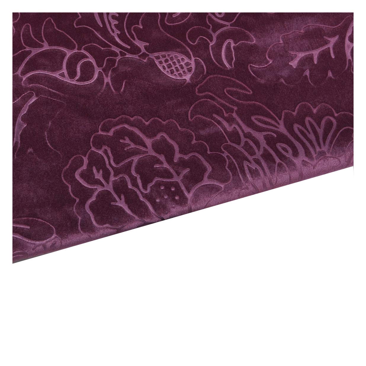 Tissu en velours floral relief 3D pour rénover facilement un canapé abîmé ou démodé
