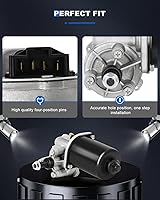 Vista 3 de Reemplazo del motor del limpiaparabrisas para 1998 para Dodge para B1500, OEM: 55155046AD, 55155046AE