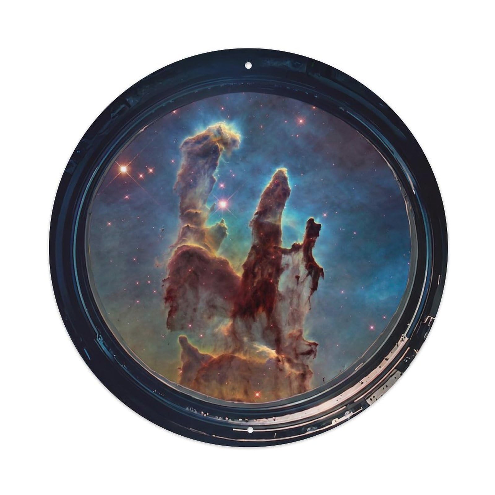 Pillar Nebula Structures View Metal Tin Sign