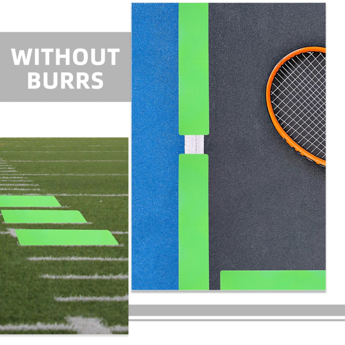 ABOOFAN Marcadores de Entrenamiento Deportivos de PVC Resistentes para Baloncesto y Tenis, 10 Piezas Portátiles para Agilidad y Entrenamiento en Cancha