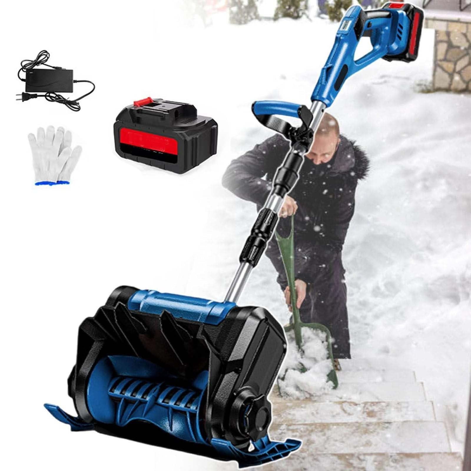 Pala Da Neve Elettrica Senza Fili, Spazzaneve A Batteria 3000 Giri/minuto