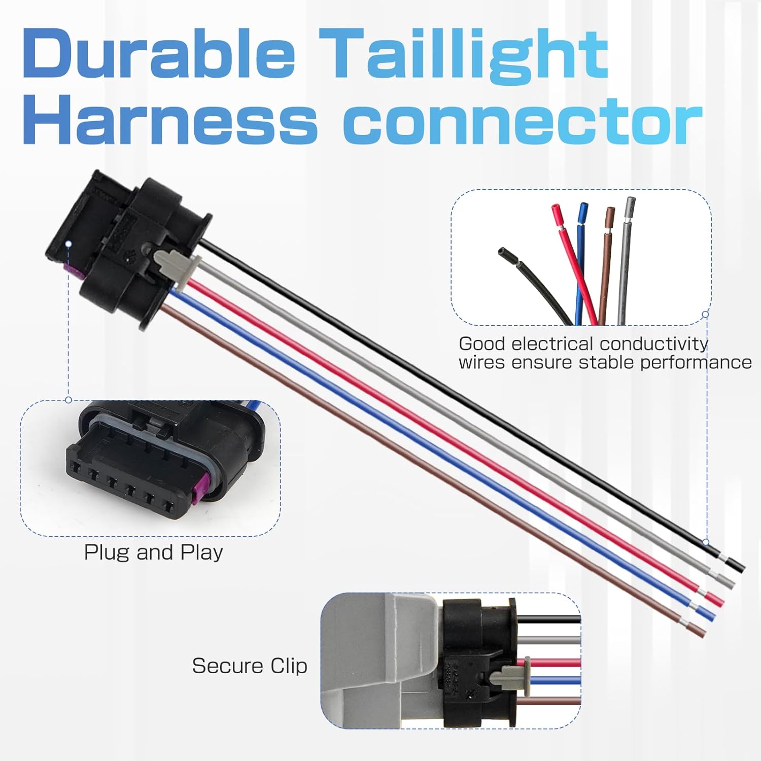 Rear Tail Lamp Housing Holder Bracket Compatible with Jeep Renegade 2015-2023 Right Passenger Side Light Holder Bracket with Plug and Bulb 68270837AA