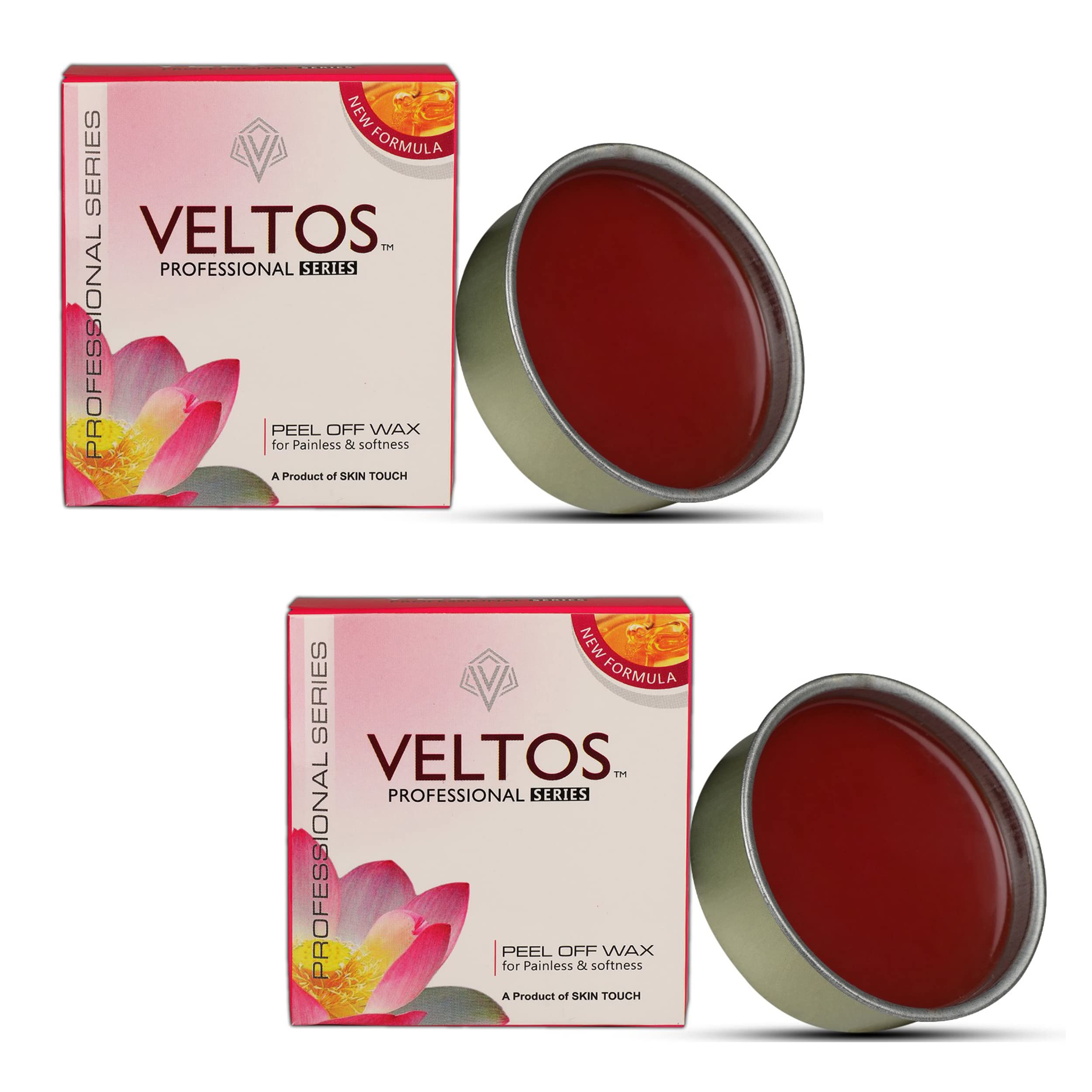 Veltos Professional Red Wine Facial Peel Off Katori Wax 80gm for Face, Upperlips, Eyebrows, Chin, Cheeks - Pack of 2 (B09JCDG11V) Amazon Price History, Amazon Price Tracker