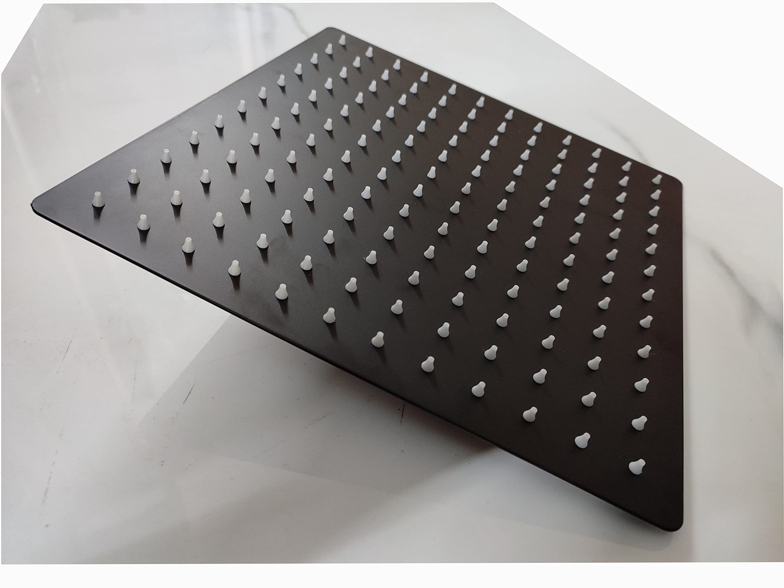 Simba Ultra Slim High Grade Stainless Steel Black Heavy Rain Flow SQUARE Over Head Showers (8" shower only) (B09TJR5JPY) Amazon Price History, Amazon Price Tracker