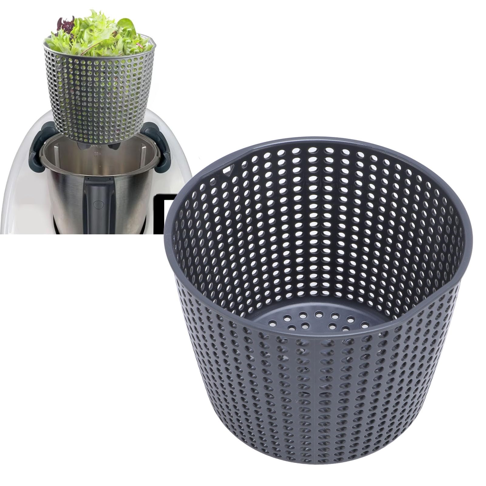 Deep Mesh Pot Vegetable Filter Basket, Food Grade ABS Portable and Lightweight Water Filter Basket for Home Kitchens Easy Installation Salad Spinner Replace Filter Basket
