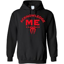 Inspired Acknowledge Roman Rings Hoodie Funny Wrestling Fan Tee |Retro Pro Wrestler Graphic Tee|Funny Apparel | Soft Cotton Casual Fit for Men & Women | Suitable for WWE, Fitness & Gym Lovers