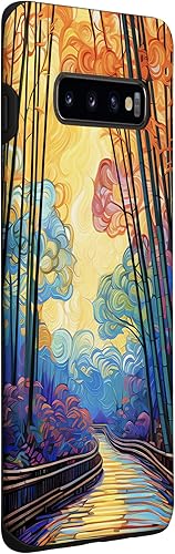 Miniatura 3 de Galaxy S10+ Bamboo Brilliance A Chromatic Adventure in the Forest Case