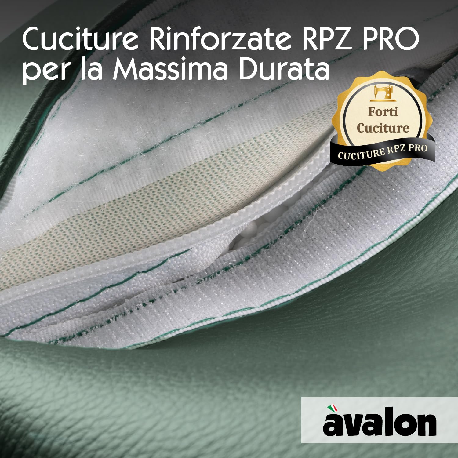 Avalon - Pouf Bambini Jazz in Ecopelle Deluxe Super Resistente, Pouf Sacco di Qualità Sartoriale, Bean Bag per Sedersi Ergonomico, Pouf a Sacco Impermeabile, Made in Italy(56x76cm-Beige)
