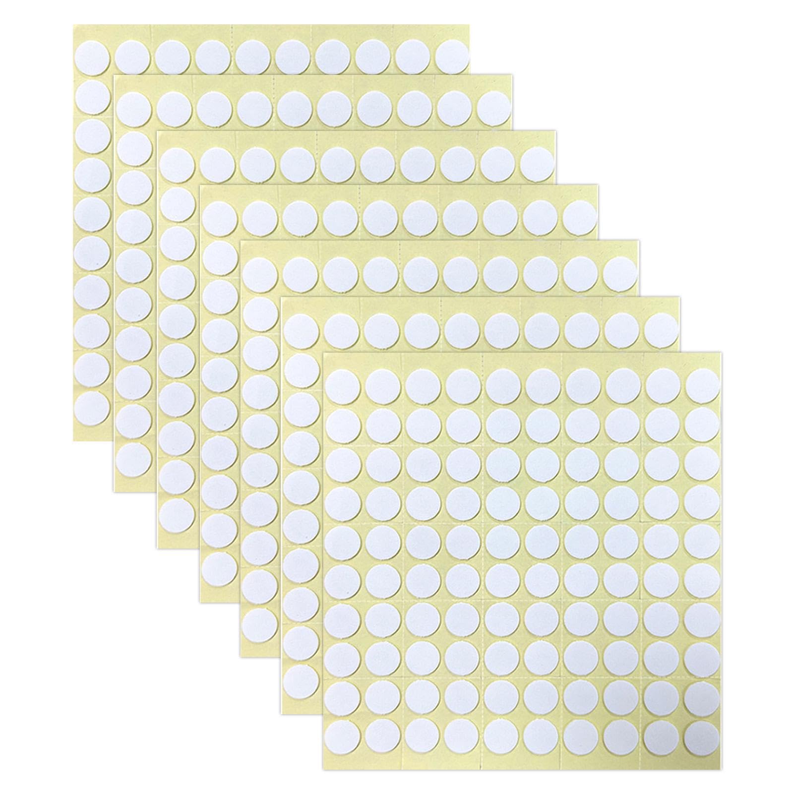 700Pcs Double Sided Adhesive Dots, 10mm Adhesive Transparent Putty, Waterproof Small Round Sticky Dots, Heavy Duty Mounting Removable Traceless sticky Putty for Photos Wall, Christmas Party Decor