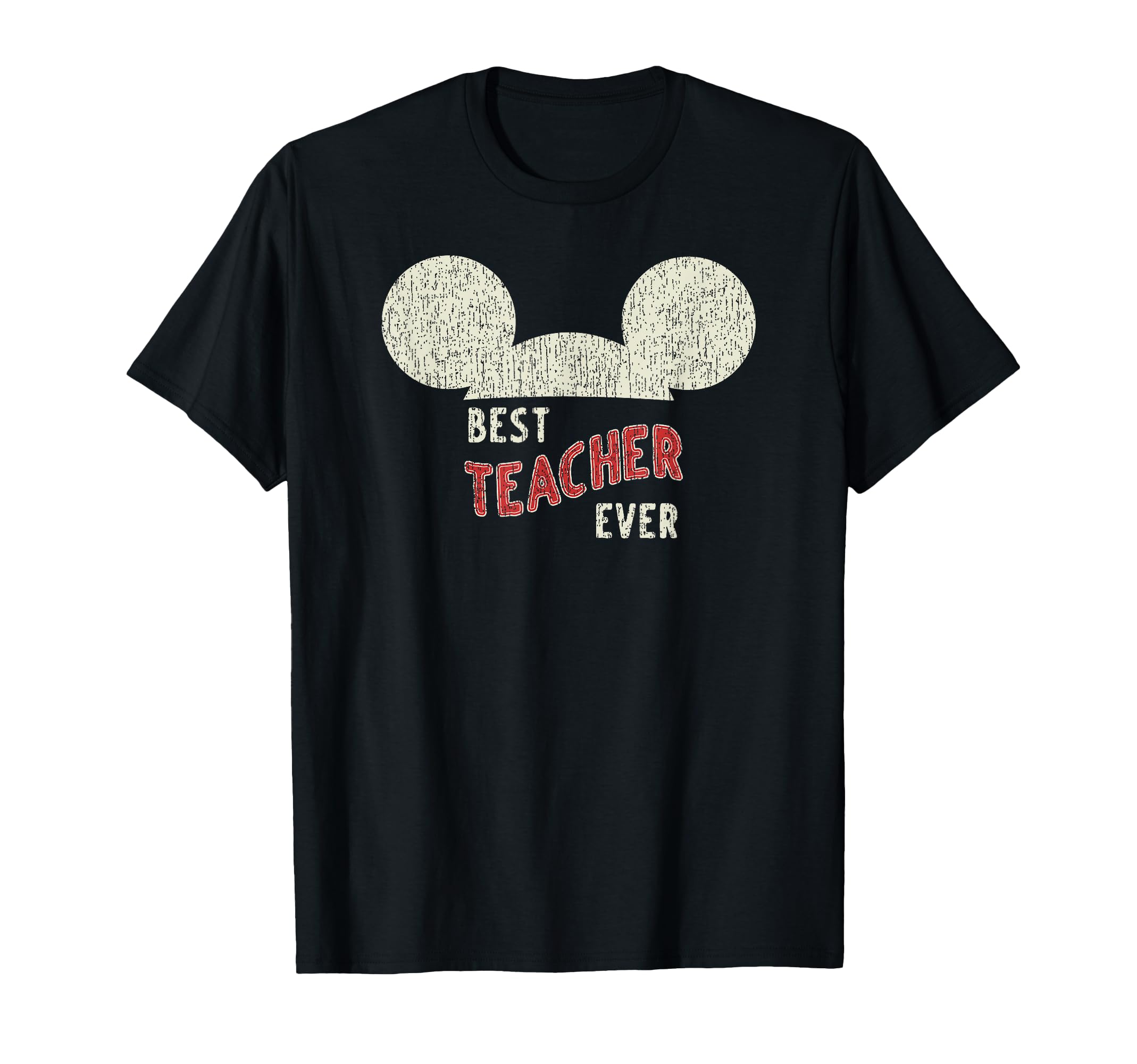 Mickey Mouse Best Teacher Ever T-shirt enseignant école primaire - 2