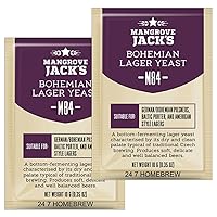 Vista 1 de 2 levaduras Mangrove Jack's M84 Bohemian Lager Craft Series de levadura de 0.35 onzas (0.35 oz) golosinas 23L