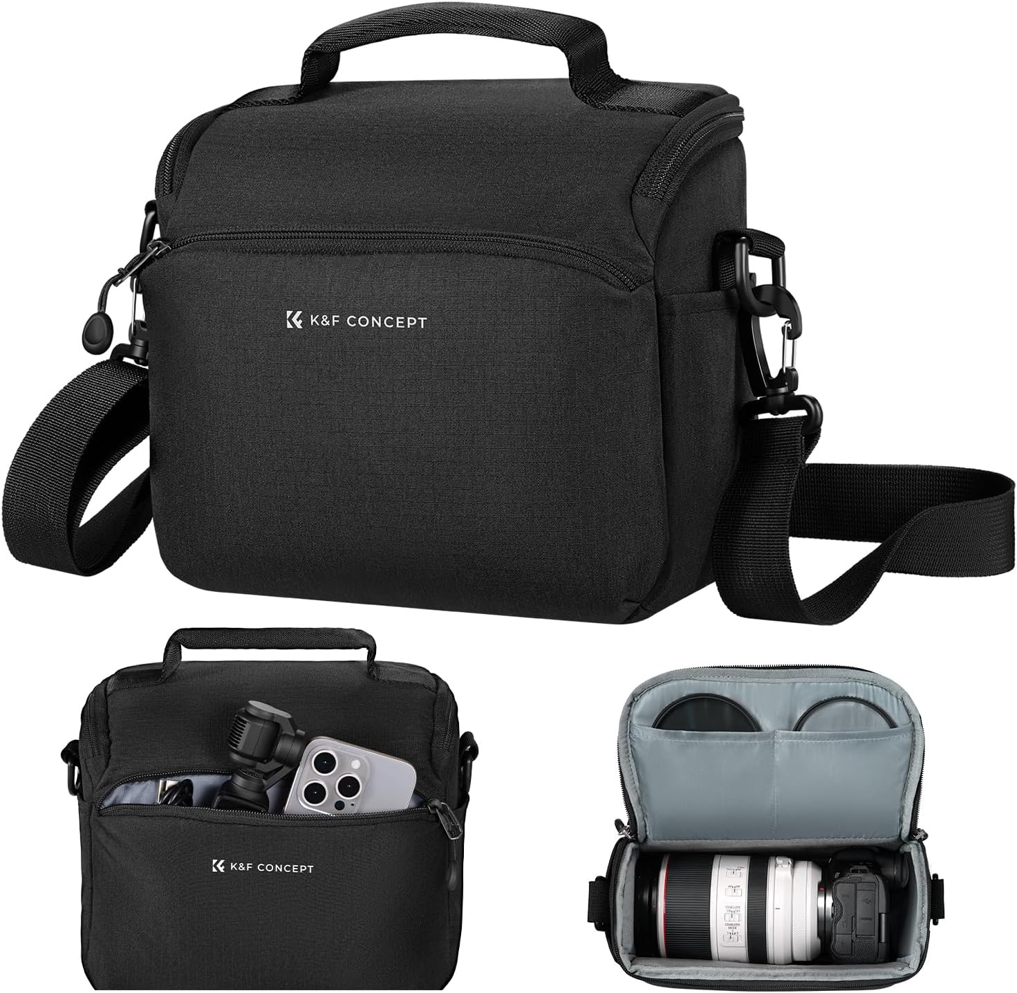– Camera Sling Bag Small Crossbody Camera Case DSLR/Mirrorless Compact Shoulder Photography Bags for Photographers
