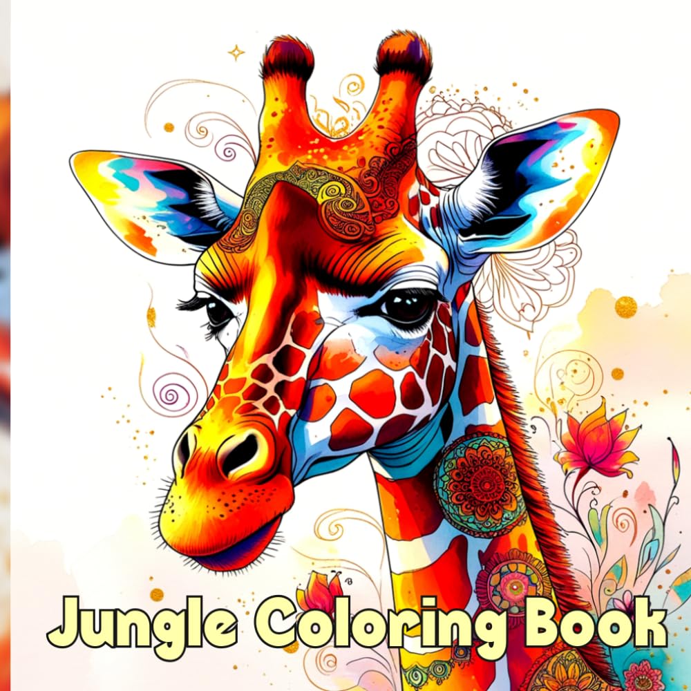 Calm Minds: Adult coloring book for relaxation and stress relief: Relax, Unwind, and Find Peace among Animals and the Wild