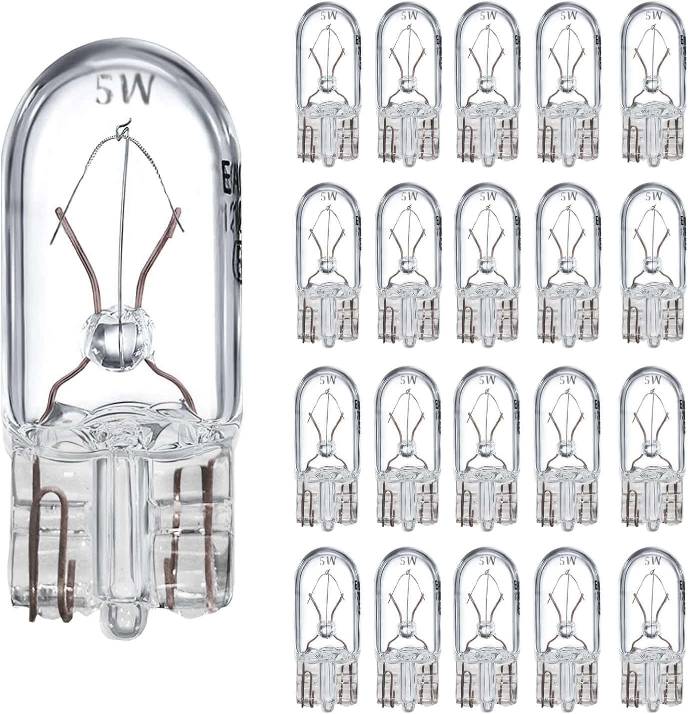 Technical Precision 5 Watt Light Bulbs 12V Xenon Wedge Base T3.25 Replacement for Seagull