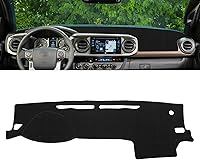 Vista 16 de x xotic tech Funda para salpicadero de consola central precortada, antideslizante, protector solar y antideslumbrante, alfombrilla para salpicadero