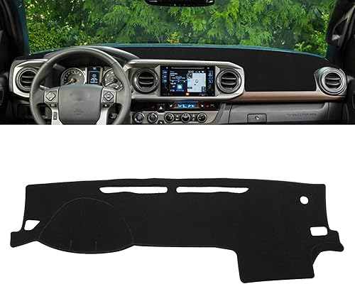 Miniatura 16 de x xotic tech Funda para salpicadero de consola central precortada, antideslizante, protector solar y antideslumbrante, alfombrilla para salpicadero