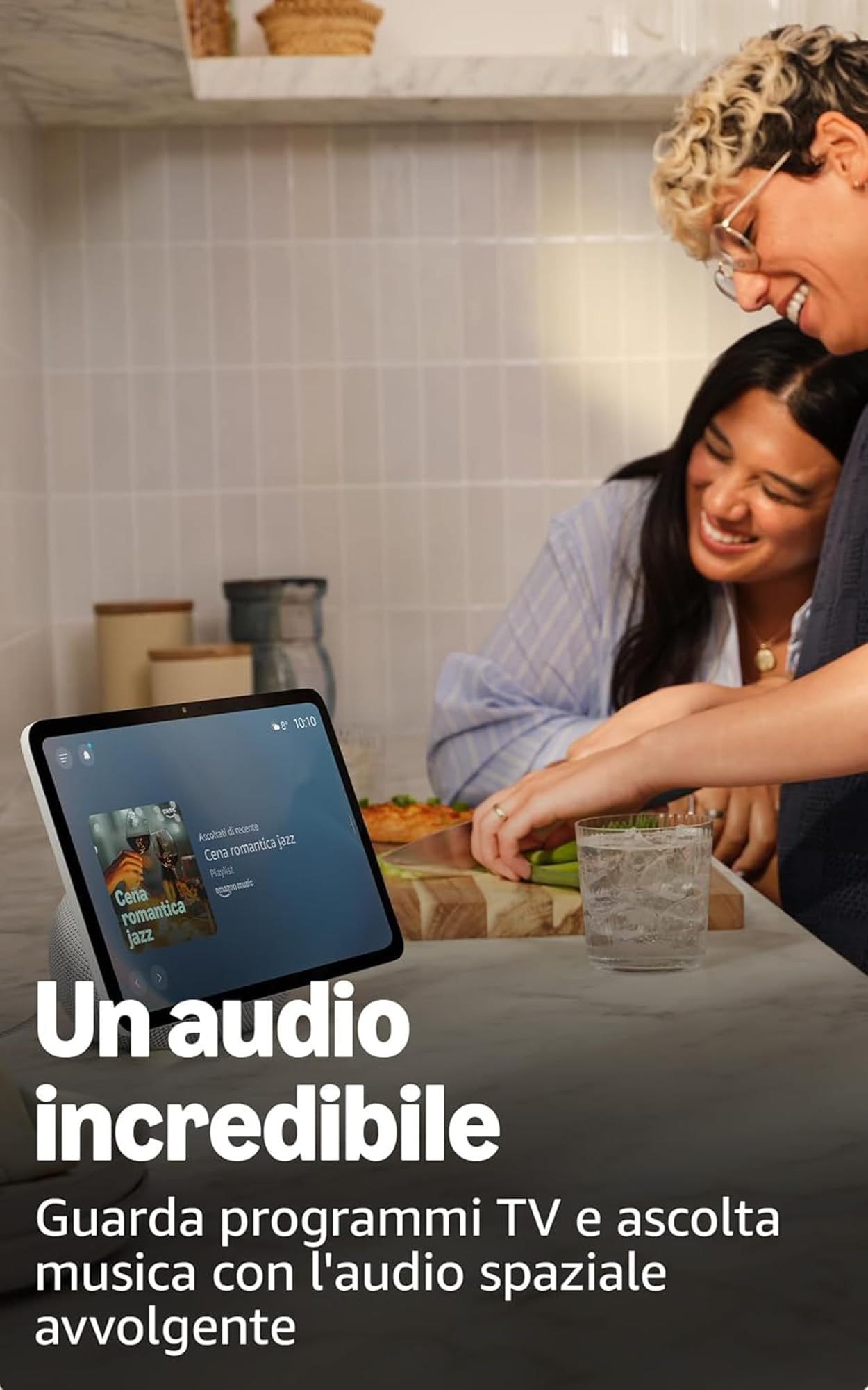 Amazon Echo Show 11 - Schermo Full HD da 11" con colori + Supporto regolabile Amazon | Progettato per Amazon Echo Show 8 e 11