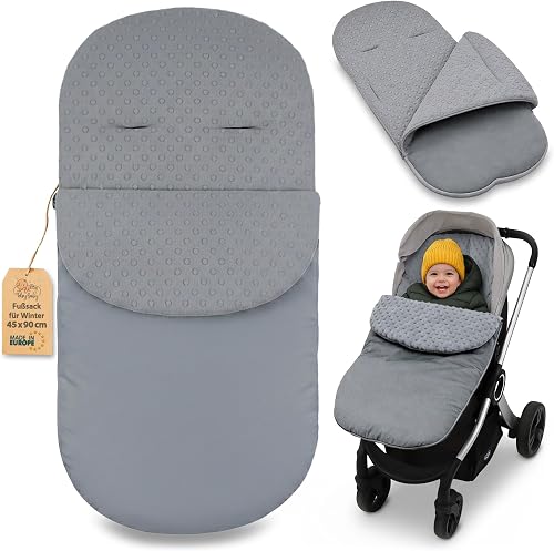 Chancelière Bébé Poussette 90x45 cm en Minky: 90x45 cm 