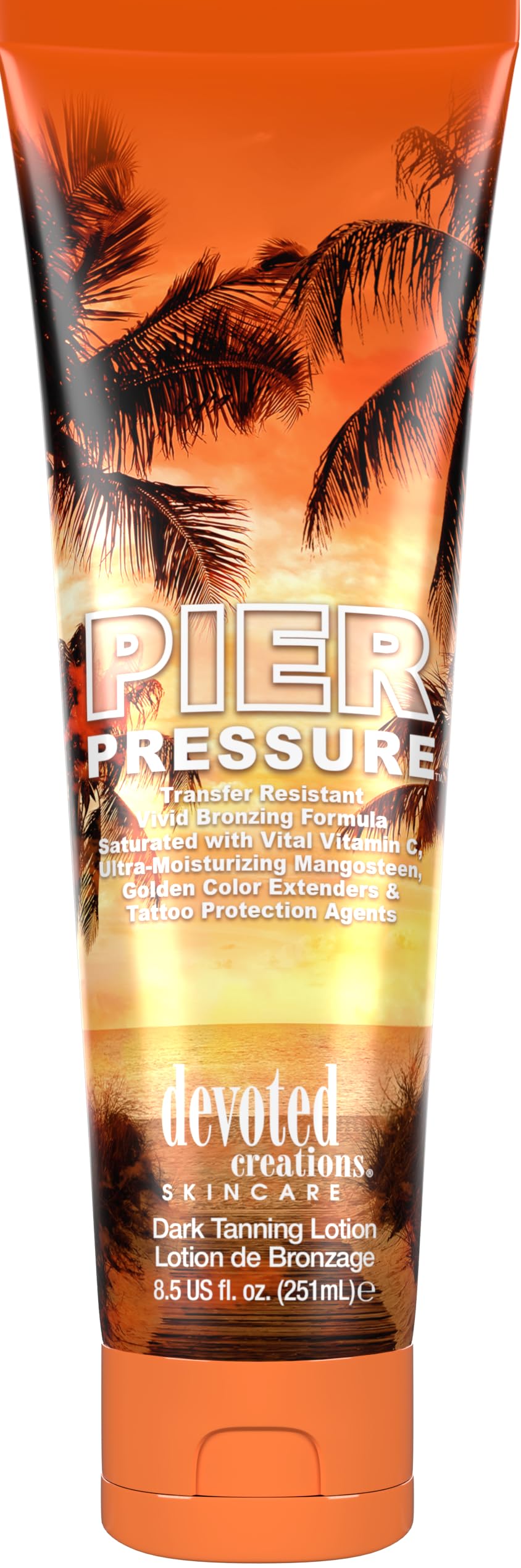 Devoted Creations Pier Pressure Transfer-Resistant Dark Tanning Lotion