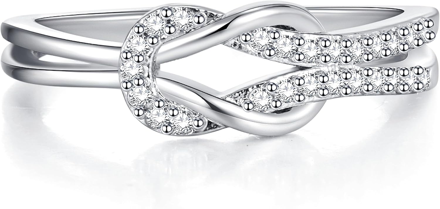 Love & Crafted Knot Ring adjustable Mother Daughter Rings