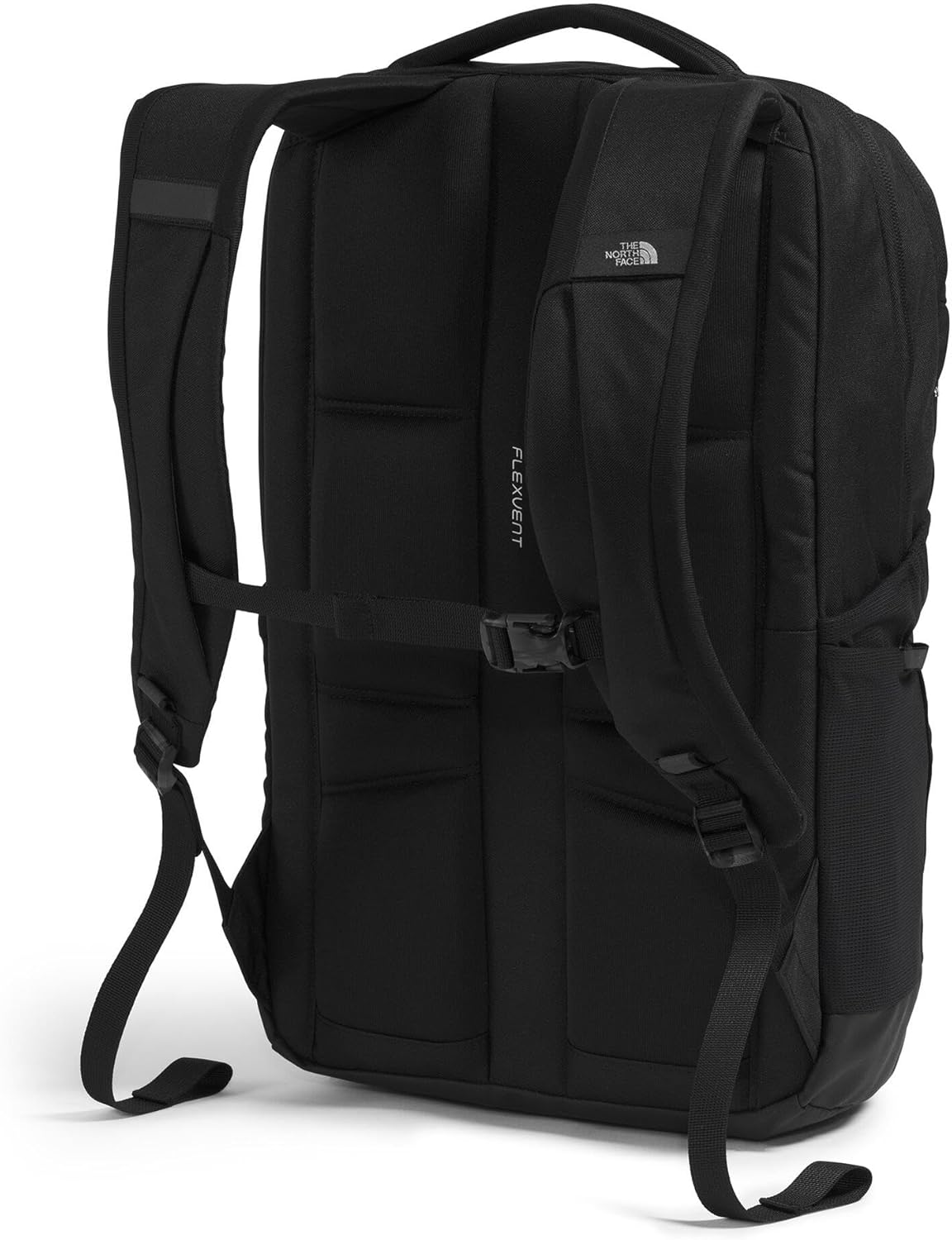 The North Face Lichen Daypack - Everyday Commuter Backpack, 16" Laptop Sleeve, Water Bottle Pockets, Center Front Pouch, TNF Black/TNF White, One Size - Image 3