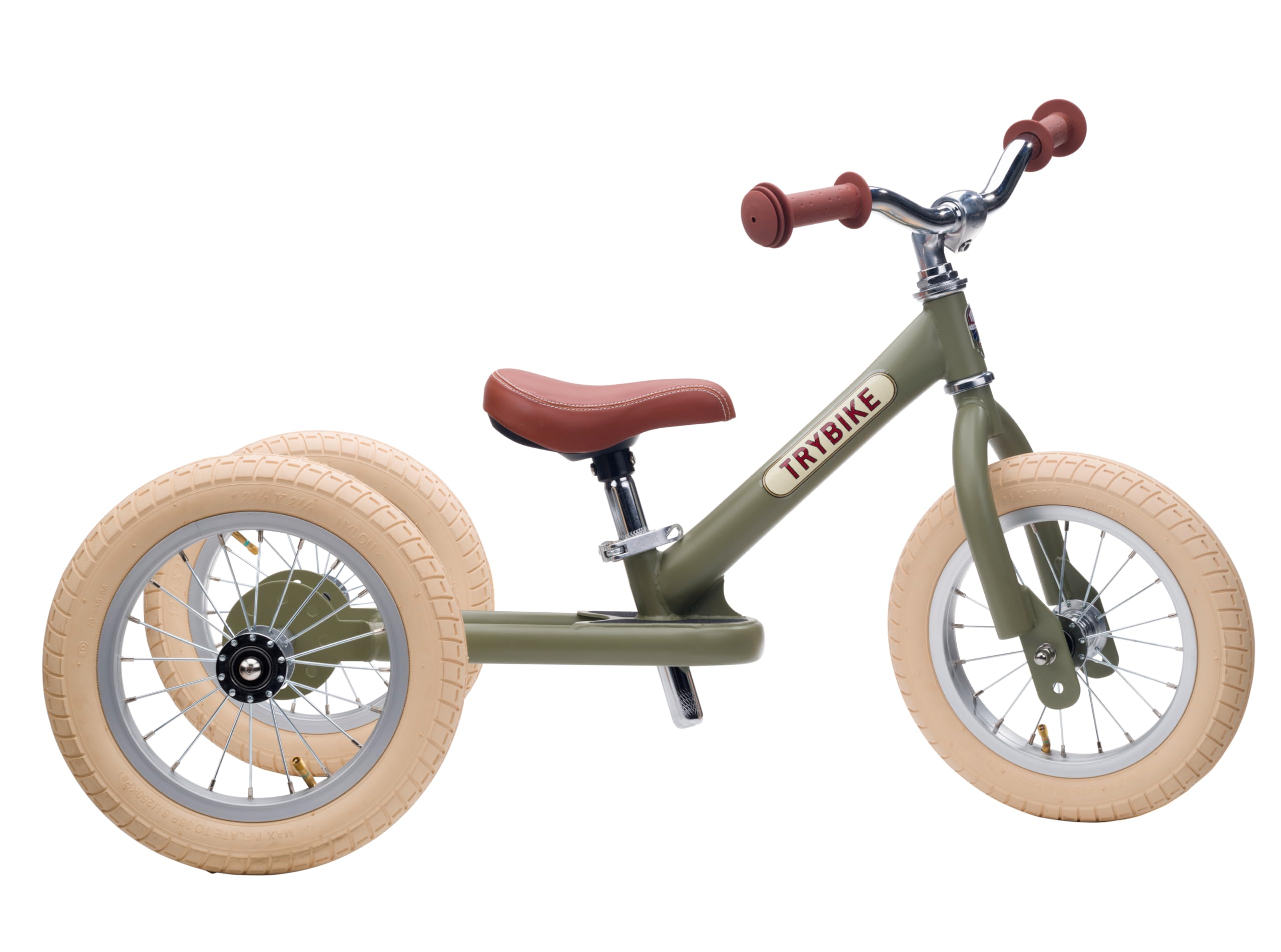 Trybike compatible - 2 Wheel Steel, Vintage Green