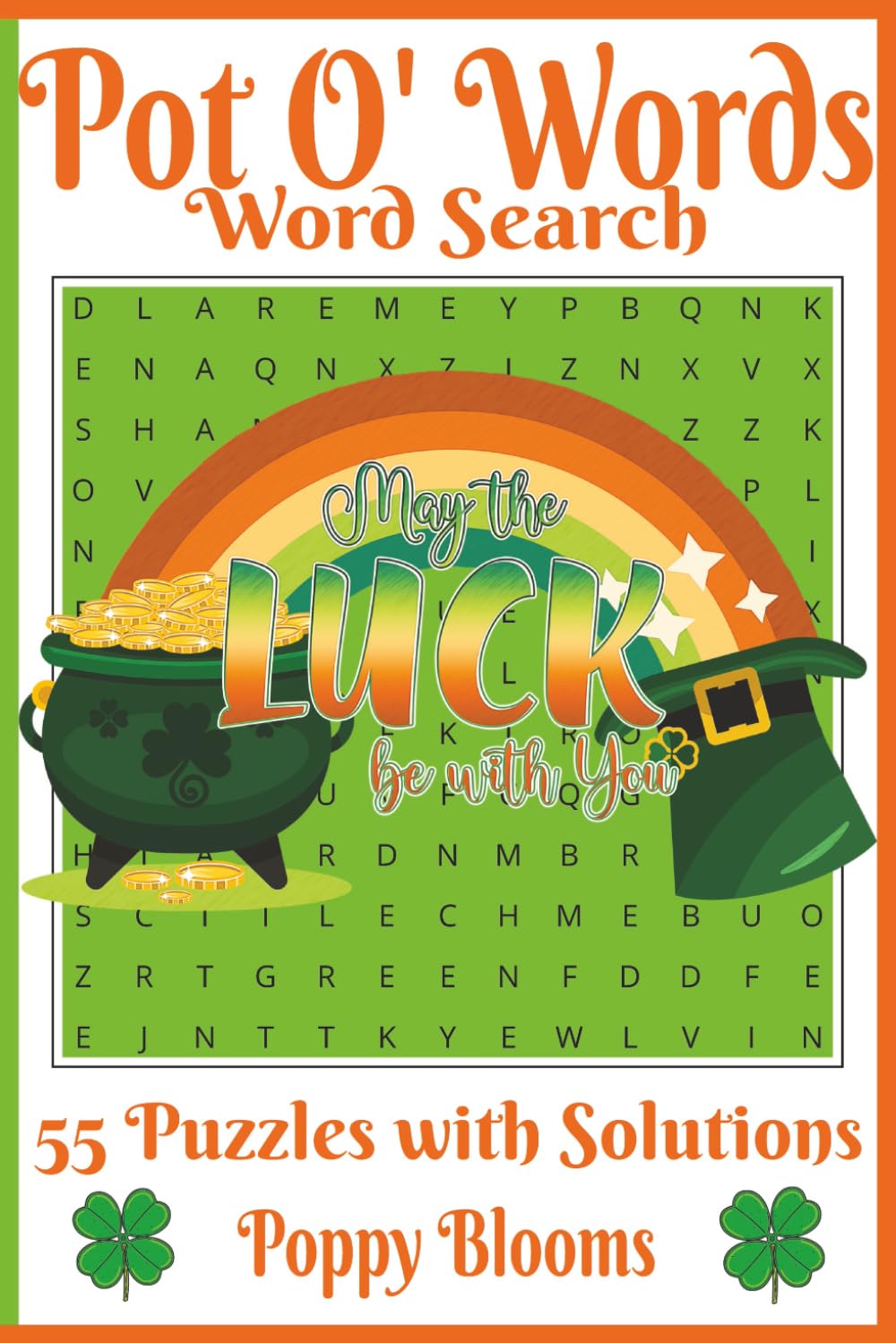 Pot O' Words: Irish word search with solutions, 6x9 paperback, Easy to Read, Gifts for teens, adults, Ireland fans