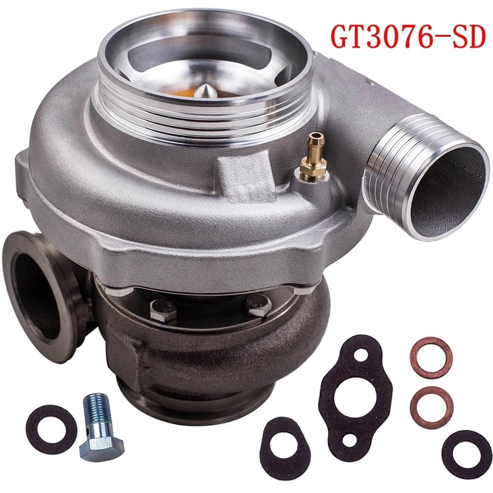 Turbocompresor Turbocompresor universal GT3076 GT3076R con doble rodamiento de bolas cerámico AR 0,82