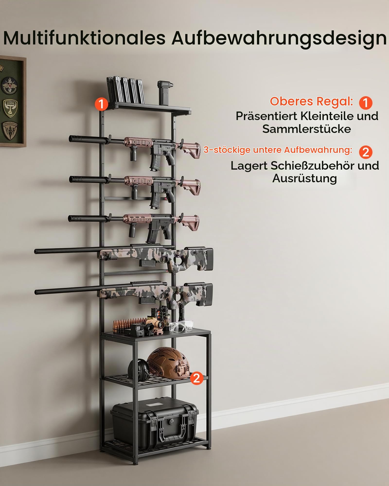 VEVOR Waffenwandhalterung