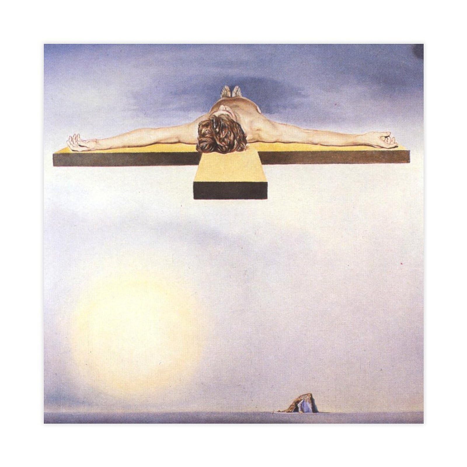 WCYB Gala's Christ by Salvador Dali Posters Prints Canvas Deco Paintings Wall Art Unframe 24" L X 24" W