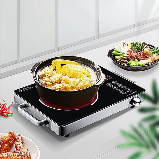 Estufa Vitrocerámica 1 Puesto 50.8 cm 220V miniatura 2