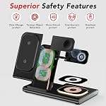 3 in 1 Wireless Charging Station for Samsung, 15W Wireless Charging Stand for Galaxy S26 Ultra/S25/S24/S23/S22/Note20 Z Fold Flip7 Galaxy Watch 8/7/6/5/4/3 Active 2/1, Galaxy Buds 2/Pro/Live