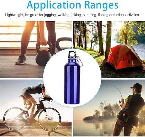 Miniatura 8 de MAVIS LAVEN Botella de agua deportiva de 16.9 fl oz25.4 fl oz, botella de agua de aluminio de gran capacidad para gimnasio, fitness, ciclismo,