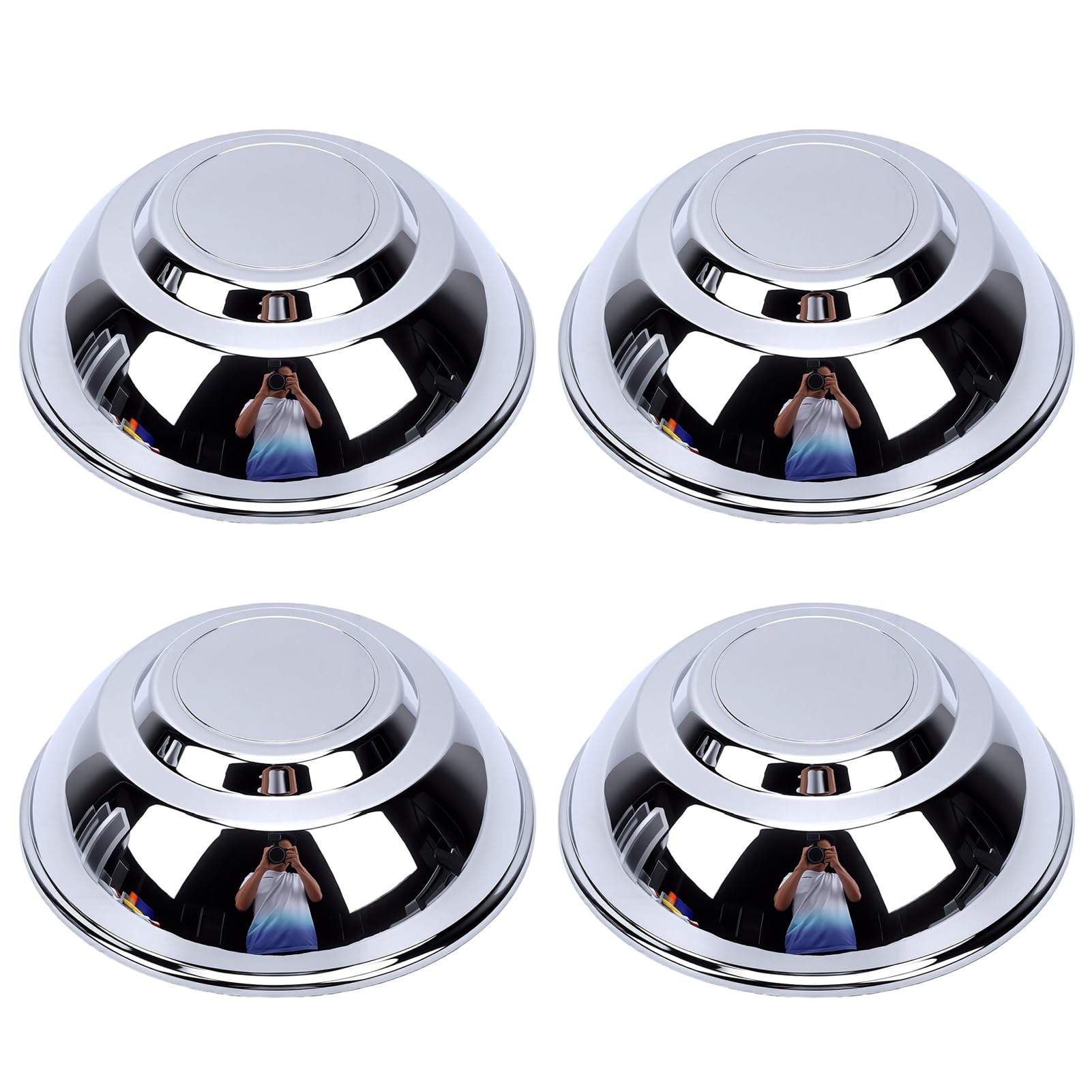 Radnabenkappen Nabendeckel 4 Stück Chrom ABS Ersatzteile OEM 04895432AA,
