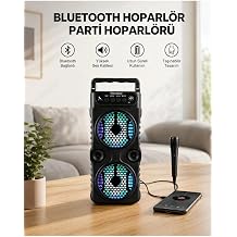 My Best Store Led I kl  Kablosuz Bluetooth Hoparl r Y ksek Ses G l  Bas Performans  Ta nabilir  arjl