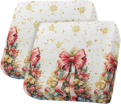 Miniatura 22 de Fundas de cojín para sofá de Navidad, funda elástica para sofá con parte inferior elástica, fundas de sofá con diseño de muñeco de nieve de Navidad