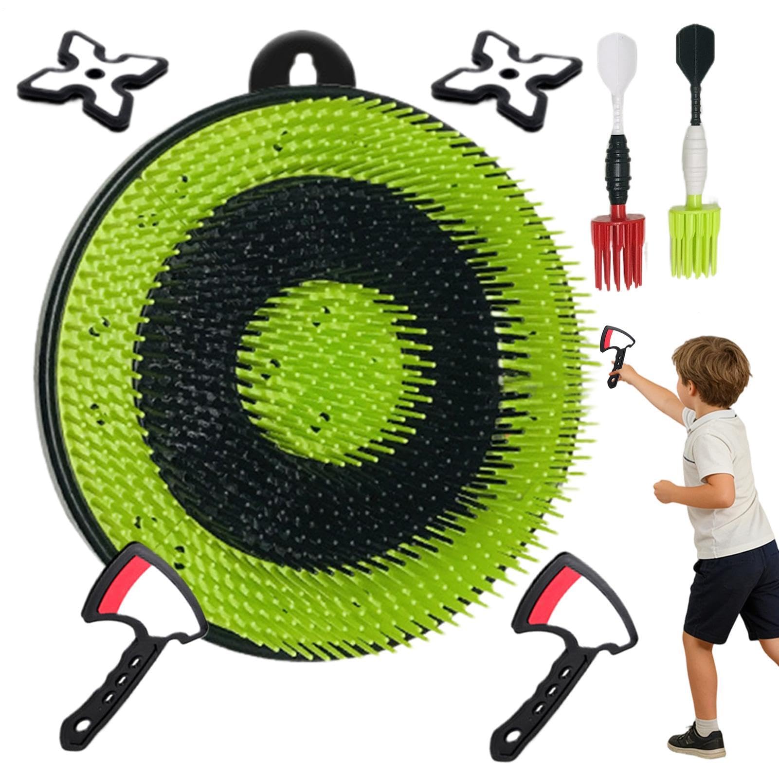 Juego De Lanzar Hacha para El Patio Trasero,Juguetes Deportivos - Juego Lanzamiento De Hacha Pequeña - para Césped, Patio, Carnaval, Camping, Playa, Parque Infantil, Parque, Pícnic y Escuela