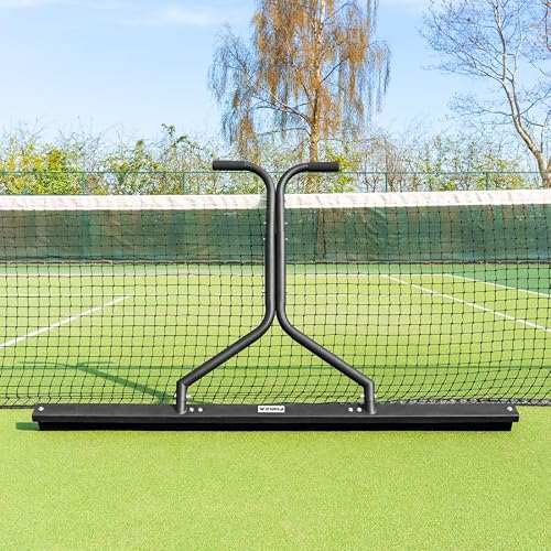 Vermont Tennis Court Drag Brush - Grass/Artificial/Clay Tennis Courts | Premium Bristle Brush | 4ft, 5ft & 6ft Widths (Grass/Artificial Court, 1.2m)