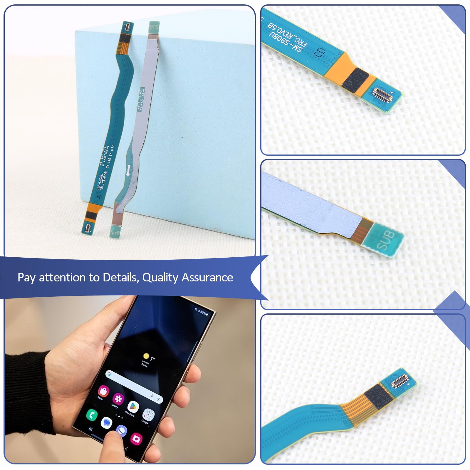 Signal Antenna Flex Cable for Samsung Galaxy S22 Ultra 5G Signal Antenna Flex Cable for Samsung Galaxy S22 Ultra 5G