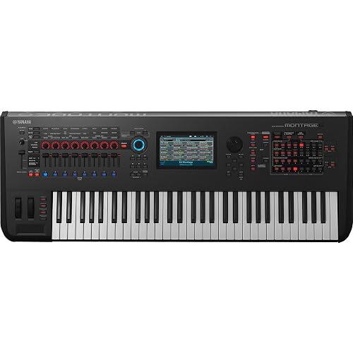Yamaha Montage6 61-key Synthesizer Workstation, Black