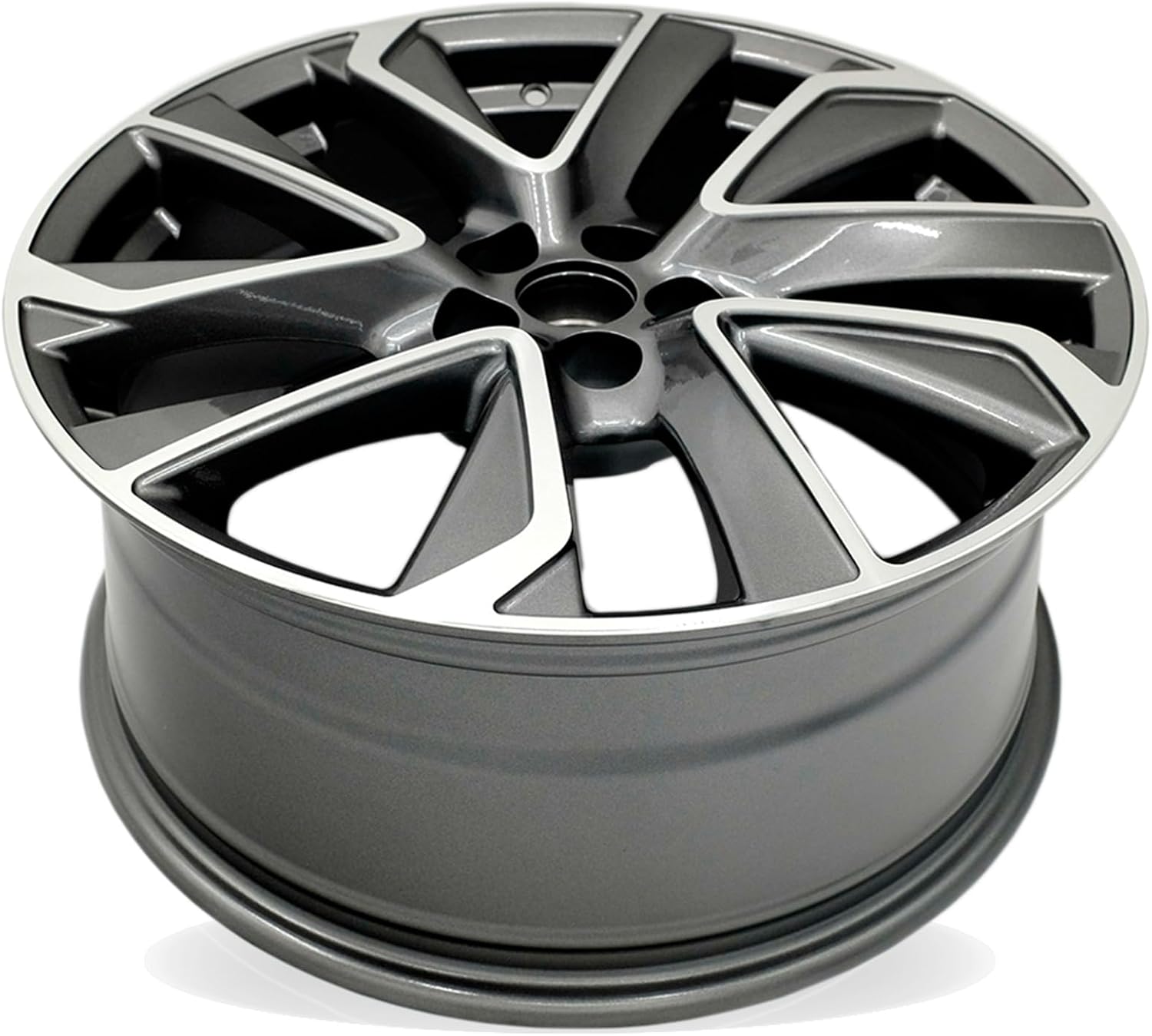 18" Single 18x8 Machined Grey Alloy Wheel For Toyota Corolla 2019-2022 OEM Design Replacement Rim