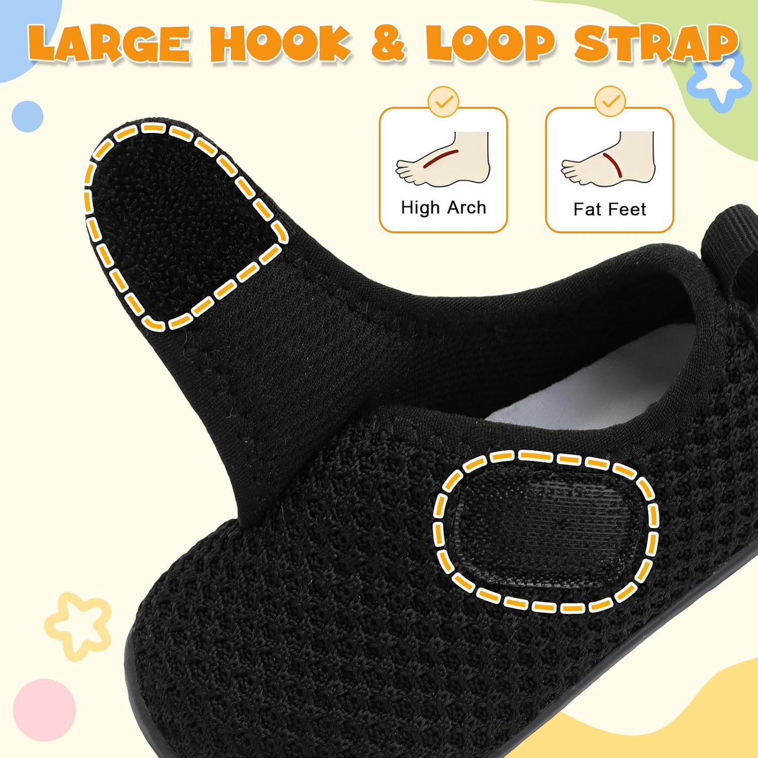 LeIsfIt Baby Shoes Boys Girls First Walking Shoes Non-Slip Infant Sneakers Lightweight Slip-on Crib Sneakers for First Walkers - Image 3