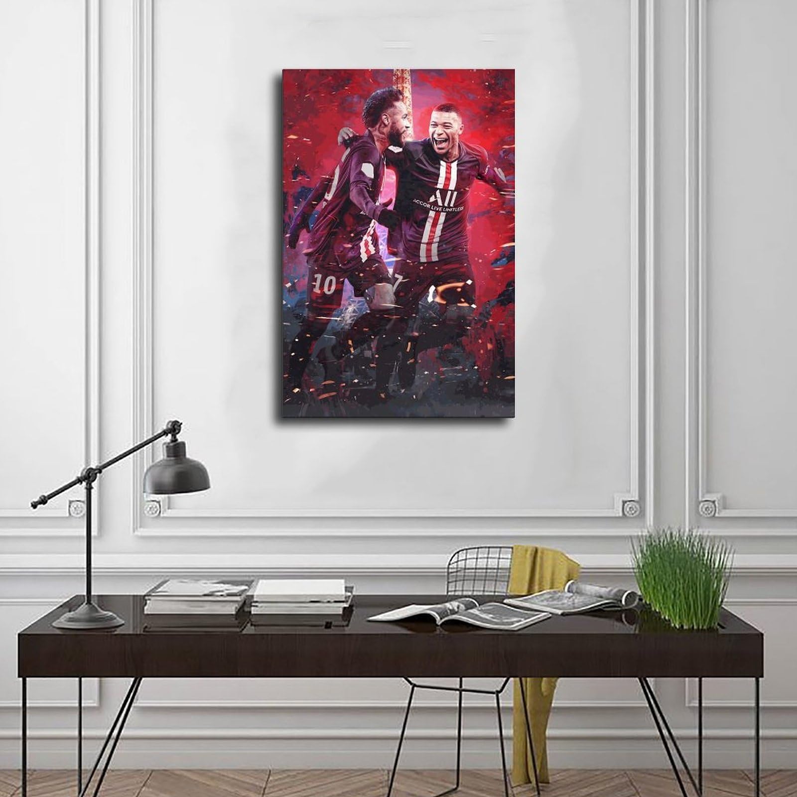 Poster Sur Toile PSG Marquinhos 2025 - Décoration Bureau Ou Chambre 30x45 Cm