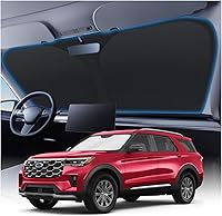 Vista 206 de KUST Parasol para parabrisas para BMW X1 F48 2016, 2017, 2018, 2019, 2020, 2021, 2022, accesorios de ajuste personalizado, parasol plegable